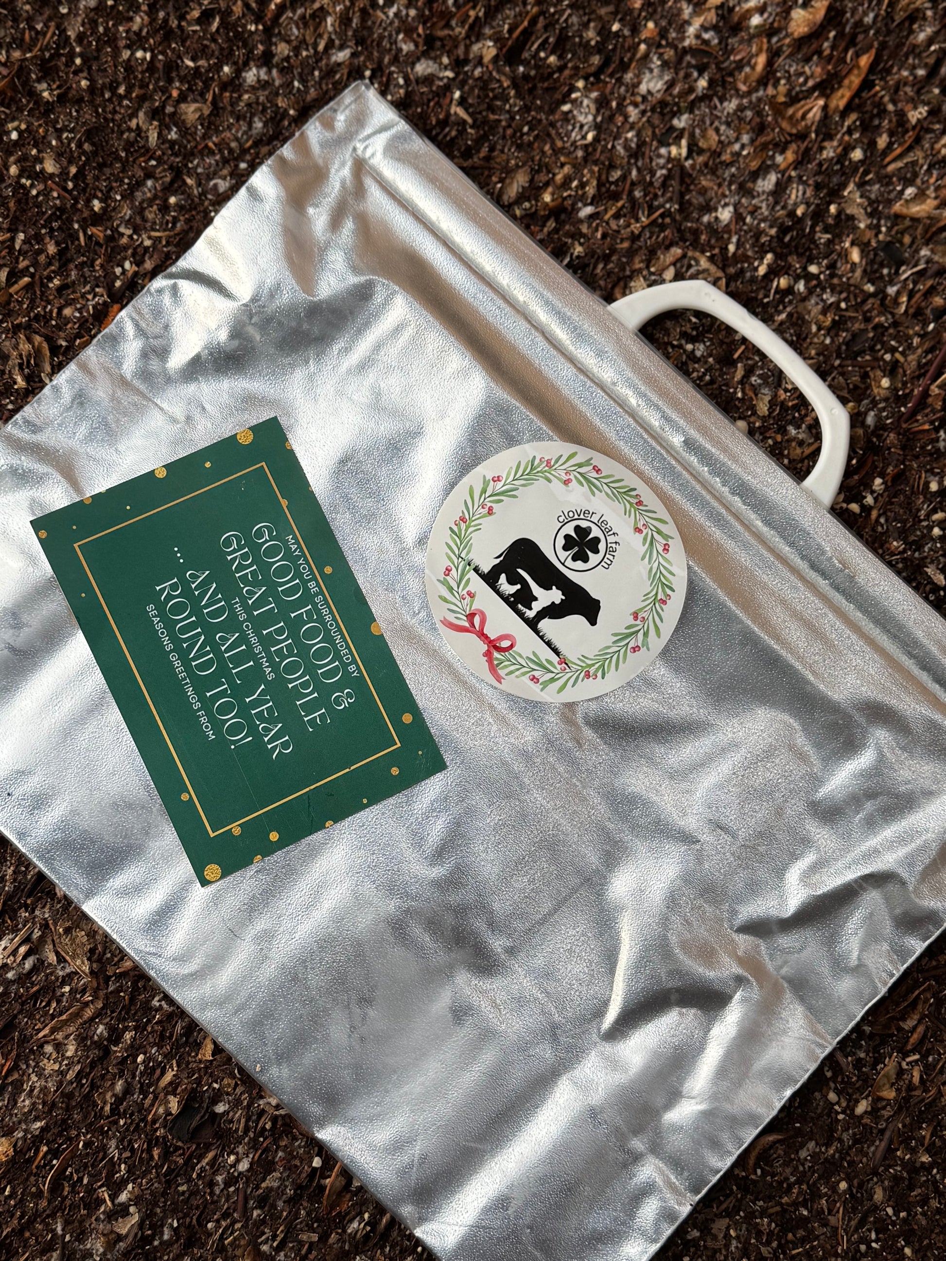 Christmas Bundle with card and insulated tote